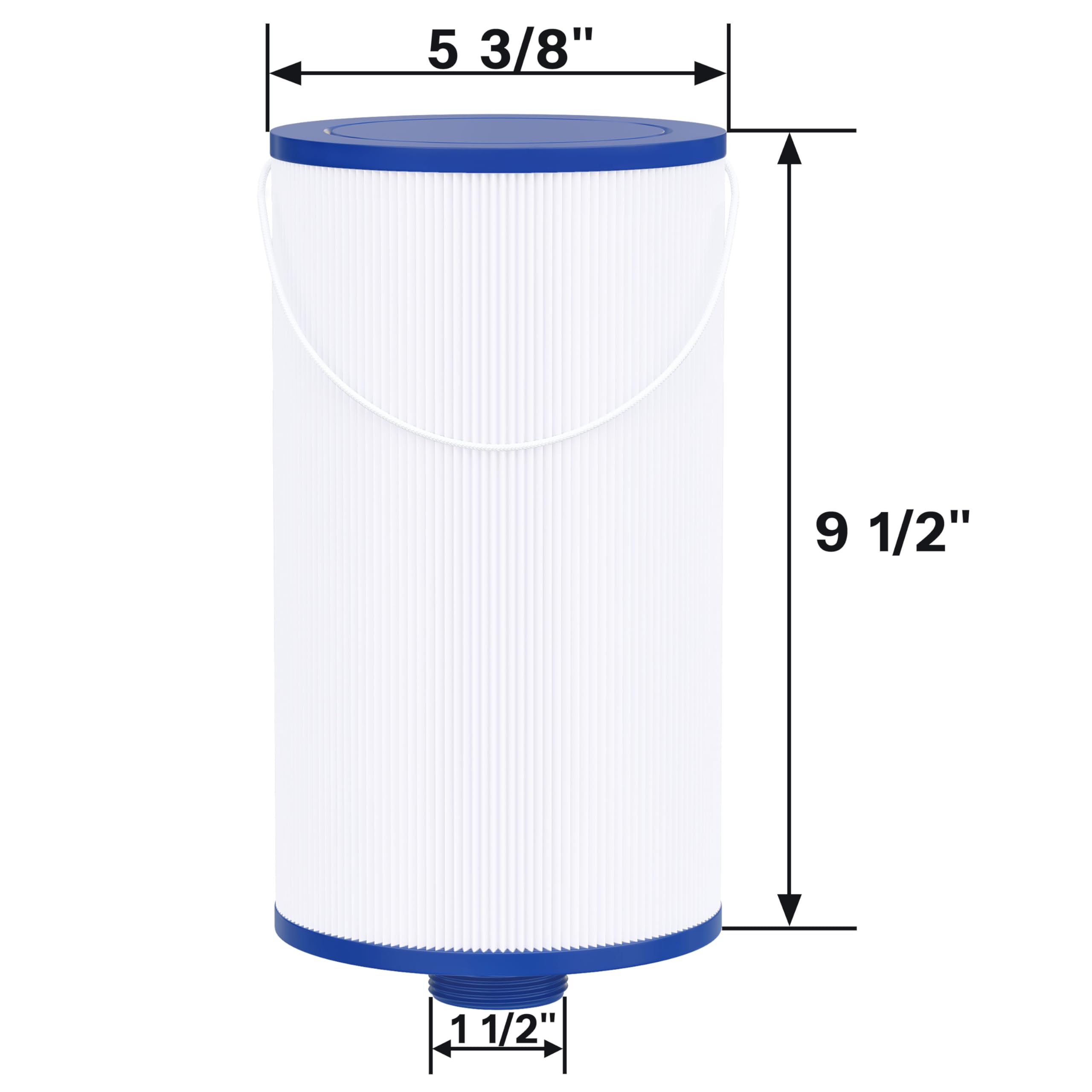 Wowreed spa filter compatibility label highlights 303279 use with hot tubs.