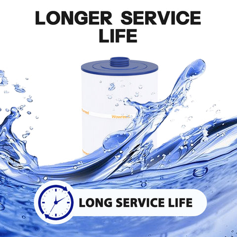 Wowreed spa filter easy-clean fabric design makes rinsing quick and thorough.