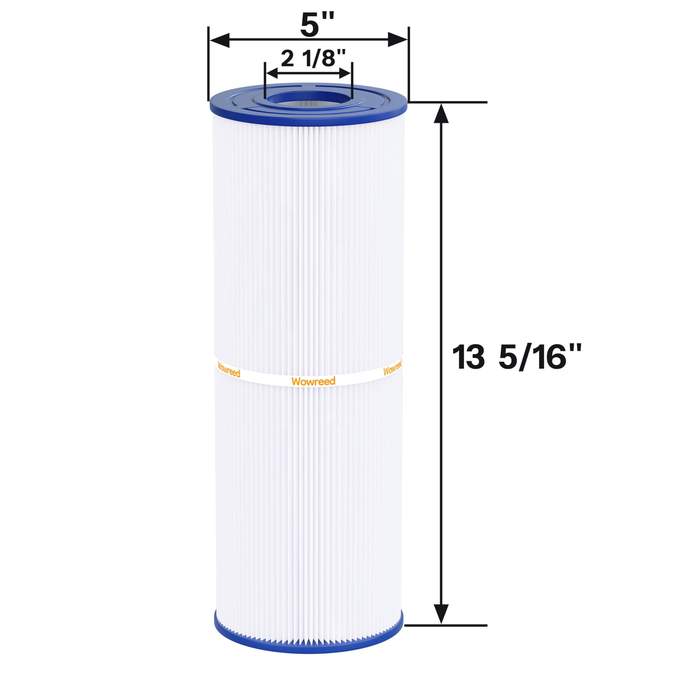 Wowreed spa filter shows compatibility with FC-2375 for wide hot tub use.