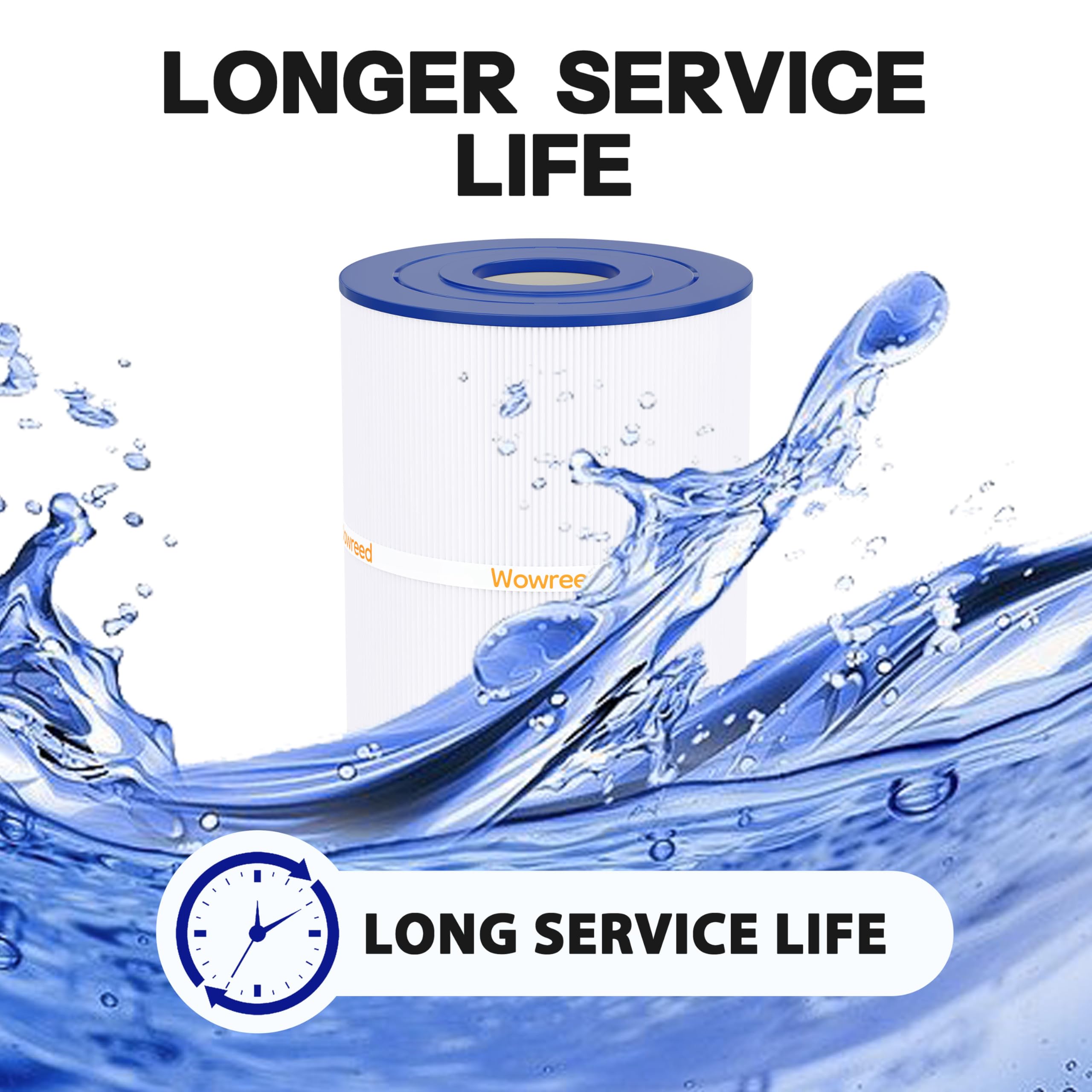 Wowreed spa filter FC-3960 fit supports easy replacement.