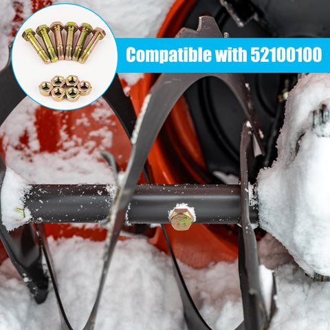 Woxla replacement kit front view shows a complete snow blower parts pack.