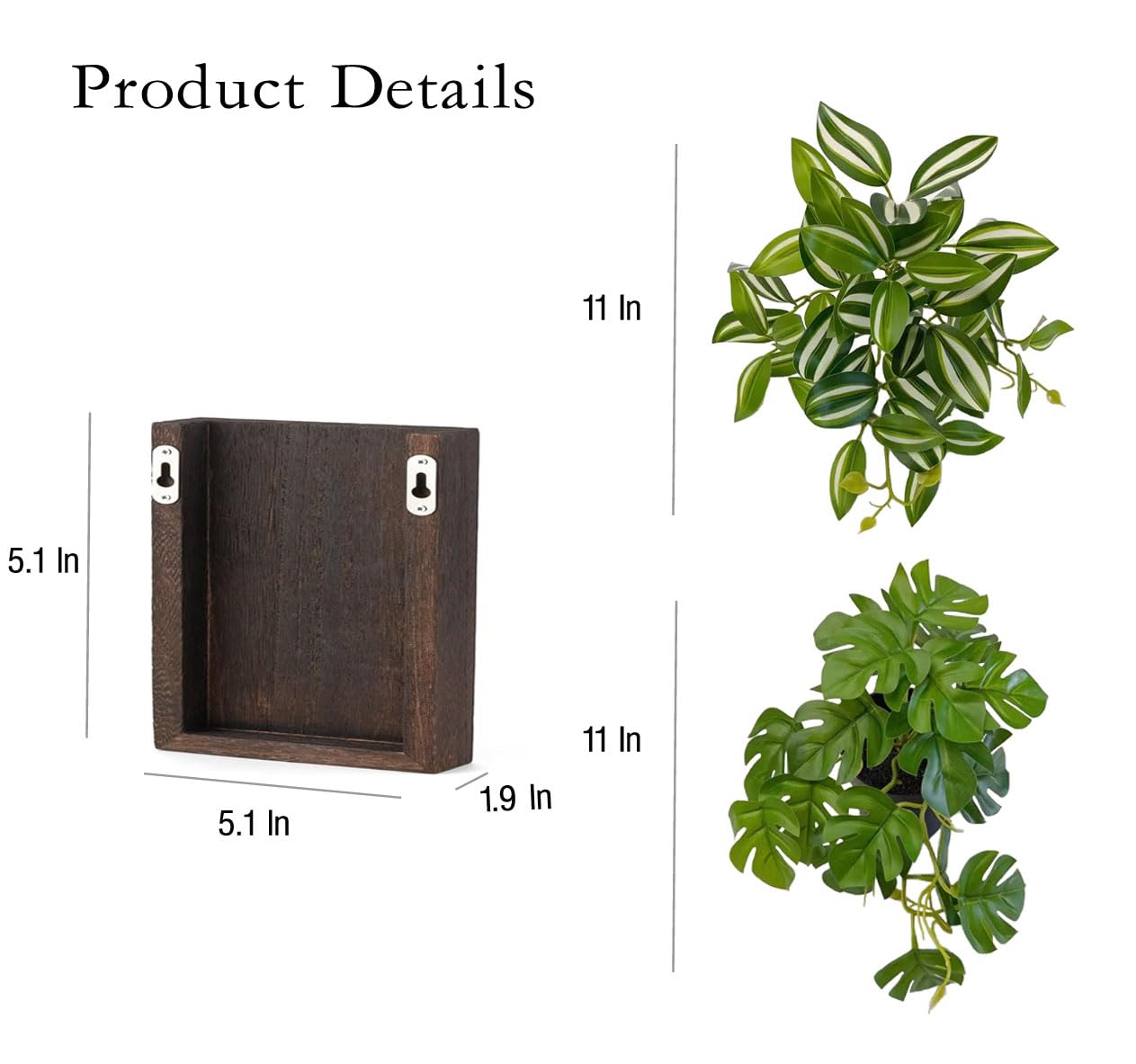 WOYOO two-vase wall art blends modern and farmhouse styles