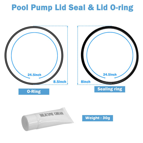 WPL R0446200 O-ring double seal prevents water leaks under pressure in spa systems.