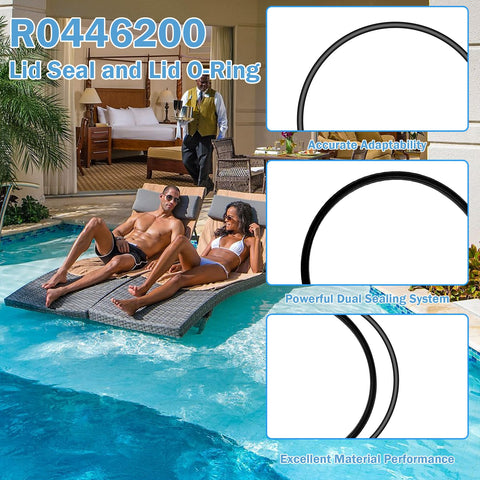 WPL R0446200 pump cover locking ring reinforces seal during operation and maintenance.