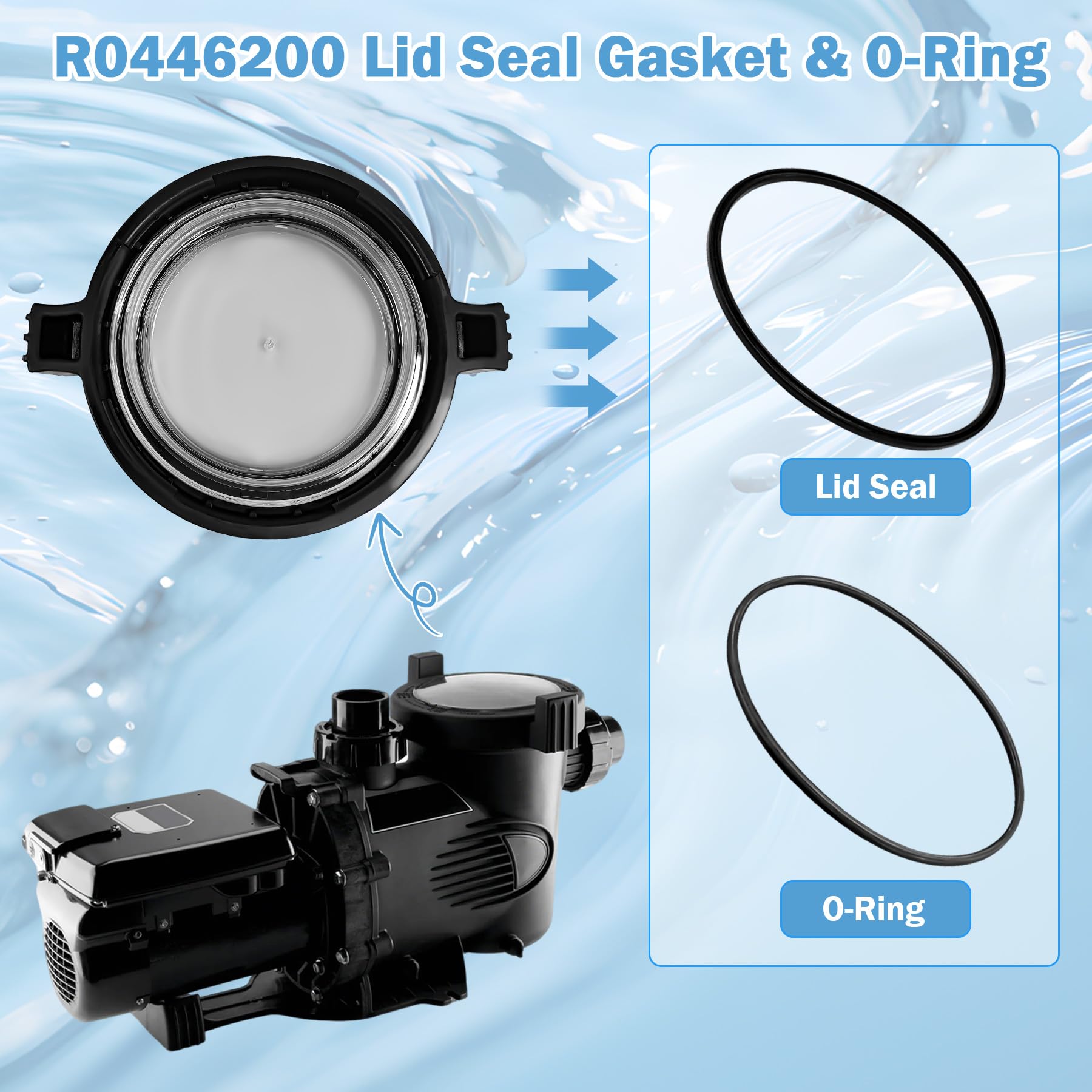 WPL R0446200 temperature-resistant seal supports year-round spa performance.