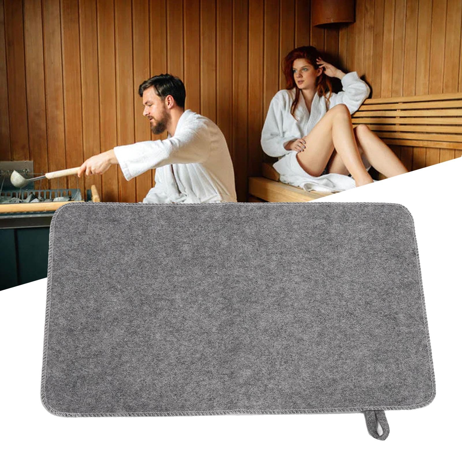 WQAPVHBG portable sauna floor mat rolls up for easy storage and transport.