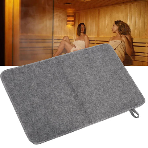 WQAPVHBG water-absorption sauna mat helps keep seating dry from steam.