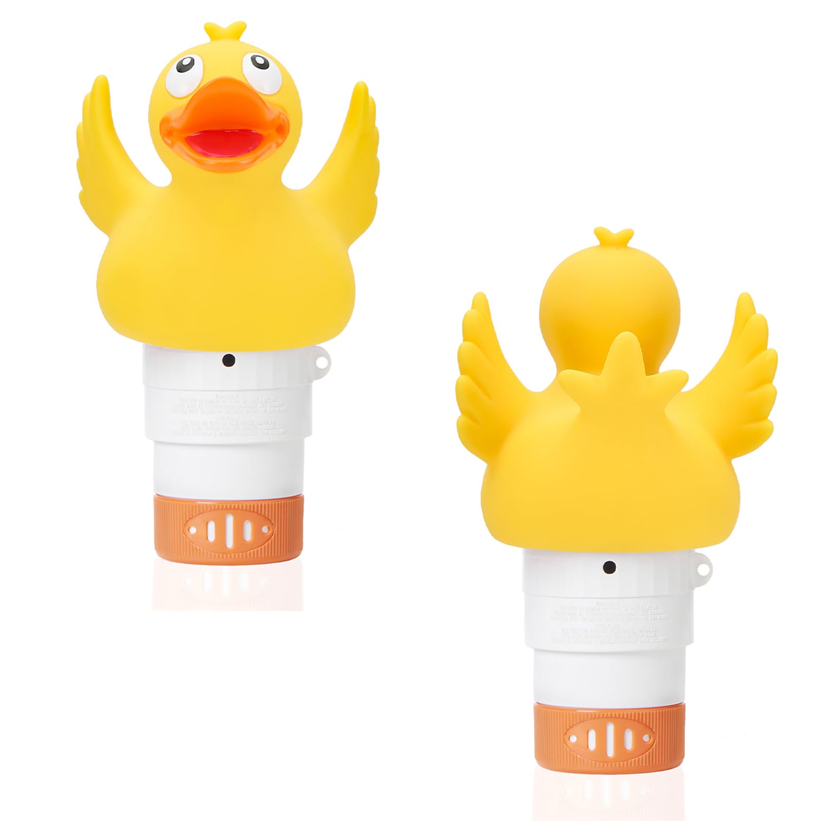 WQTHE Duck chlorine floater adds charm while delivering controlled tablet dosing.