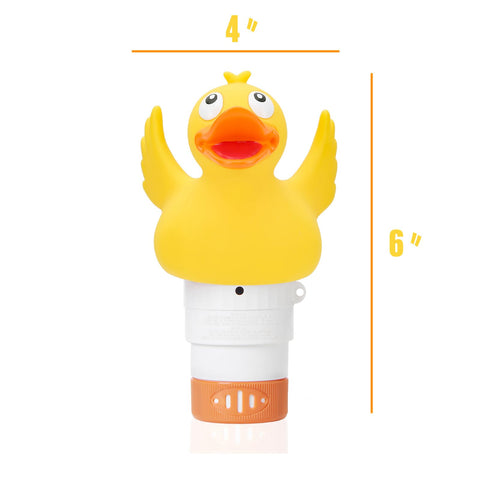 WQTHE Duck floater collapses compactly for easy storage when not in use.