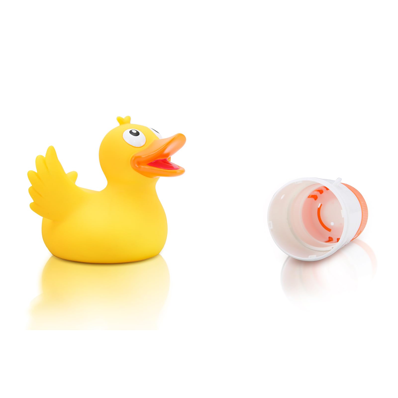 WQTHE Duck floater is compatible with 1-inch tabs for simple refills.