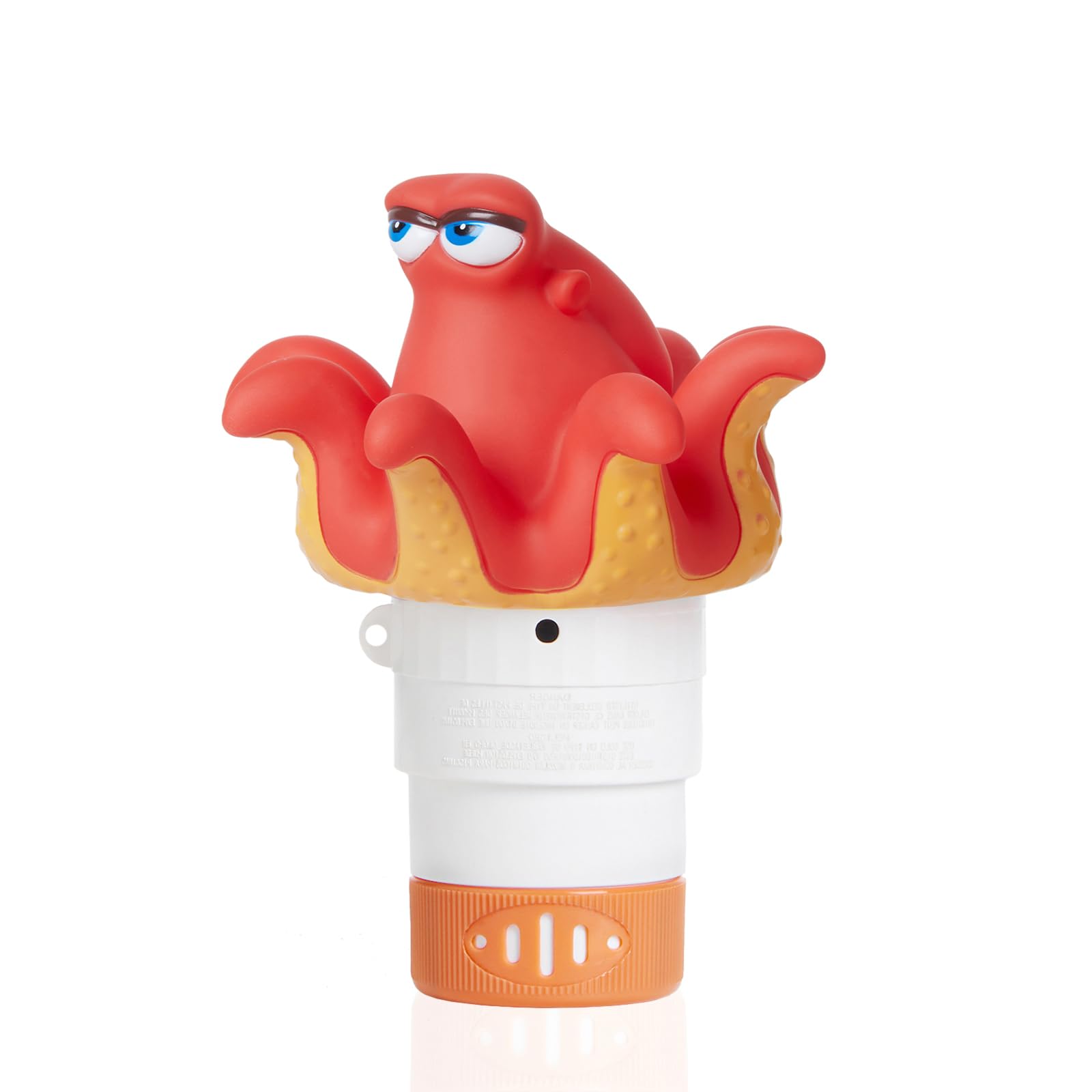 WQTHE Octopus Floater top view with playful pool decor and steady dosing