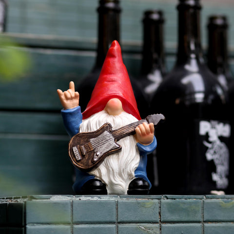 WSHMZYHOME rock-star gnome adds whimsy to spaces
