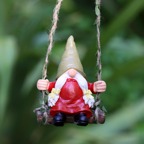 WSHMZYHOME gnome on swing compact size fits small spaces.