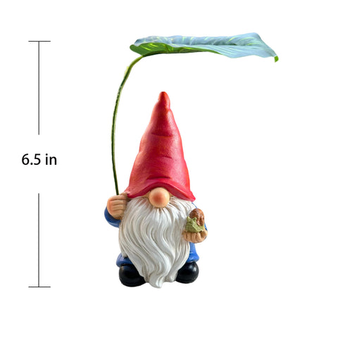 WSHMZYHOME hand-painted gnome face detail enhances decor depth
