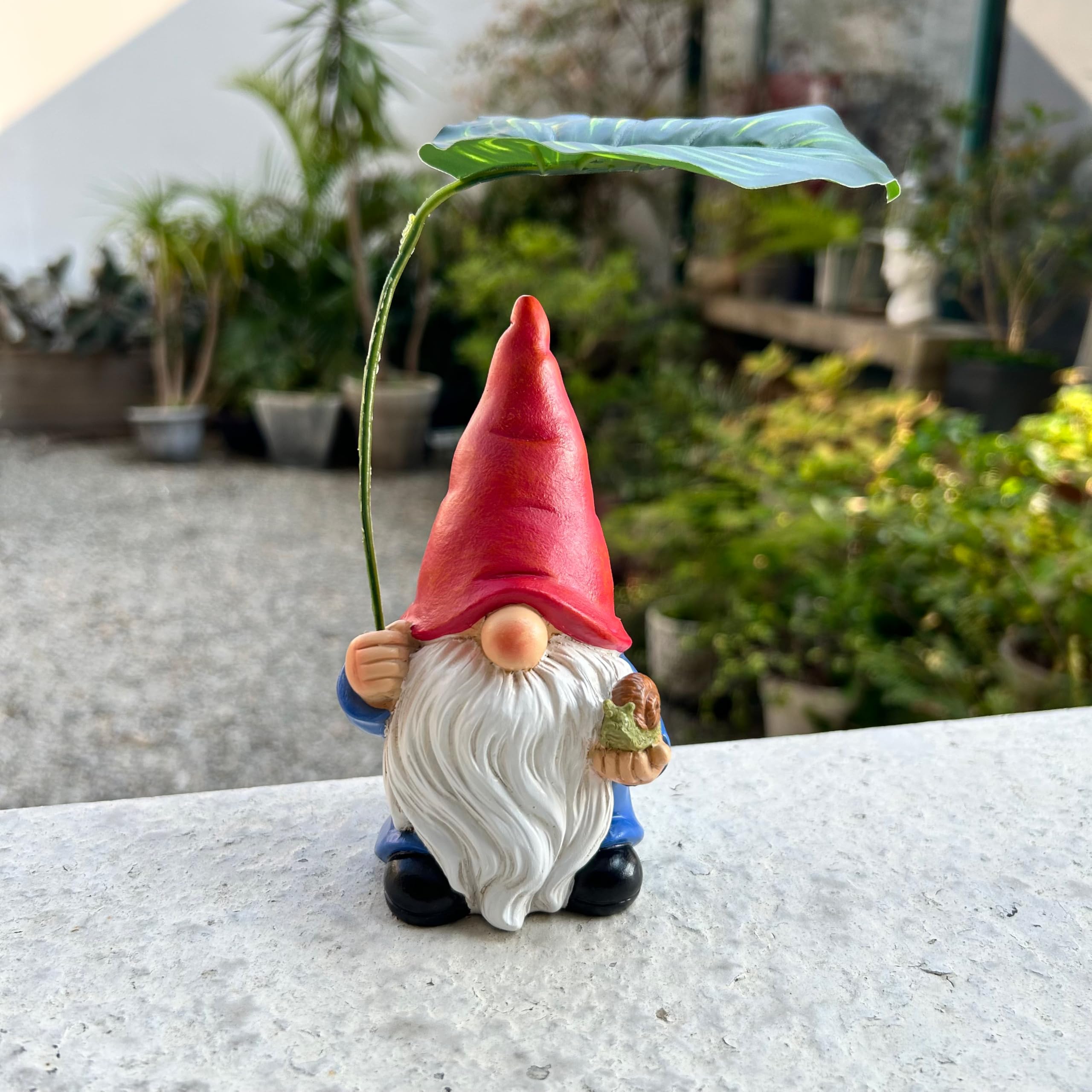 WSHMZYHOME table-top display gnome creates a inviting vignette