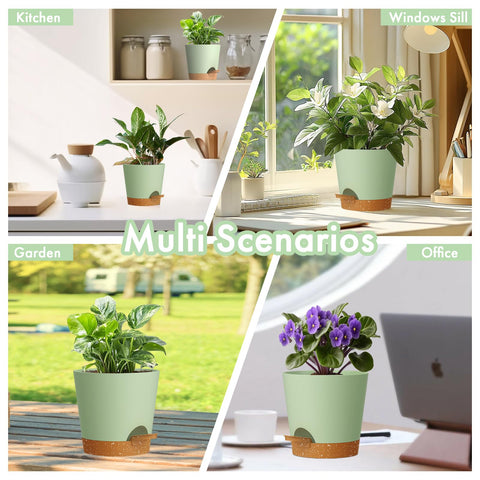 WSMKSZ pot suitable for indoor and outdoor use on windowsills and patios