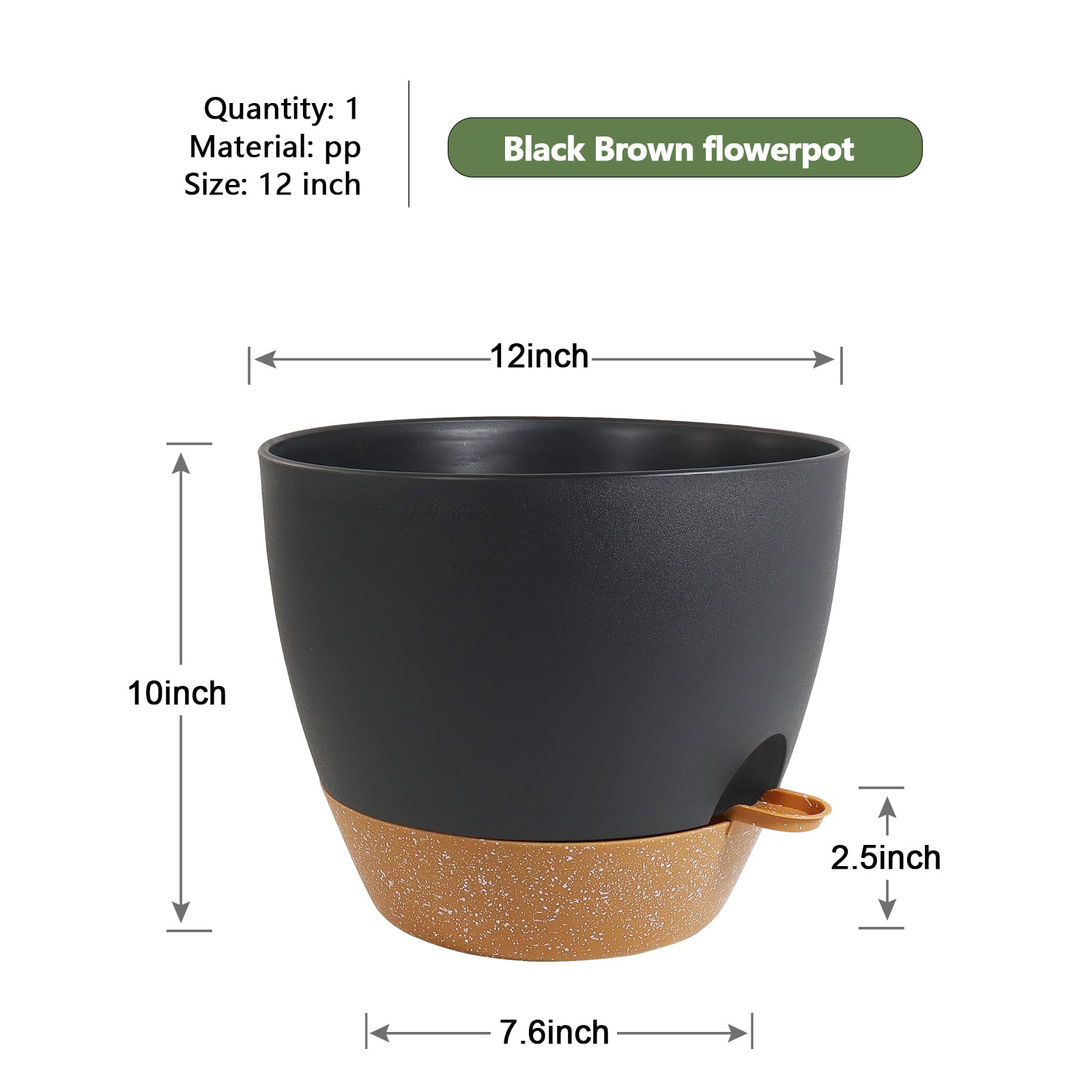 WSMKSZ deep reservoir design extends watering intervals for busy homes.