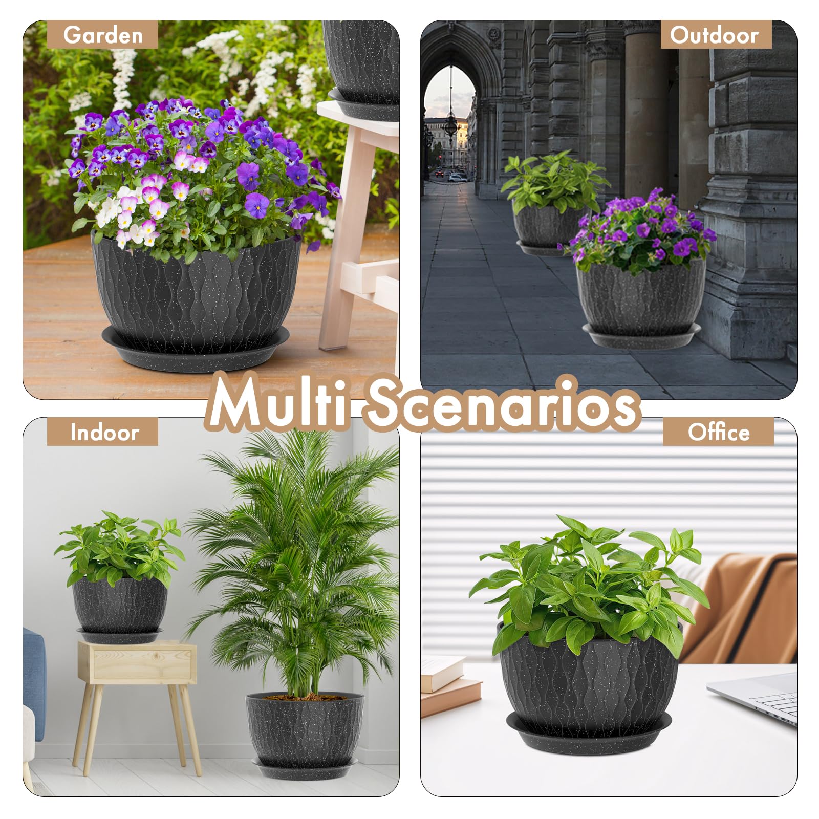 WSMKSZ elegant garden decor pot complements patios and living spaces.