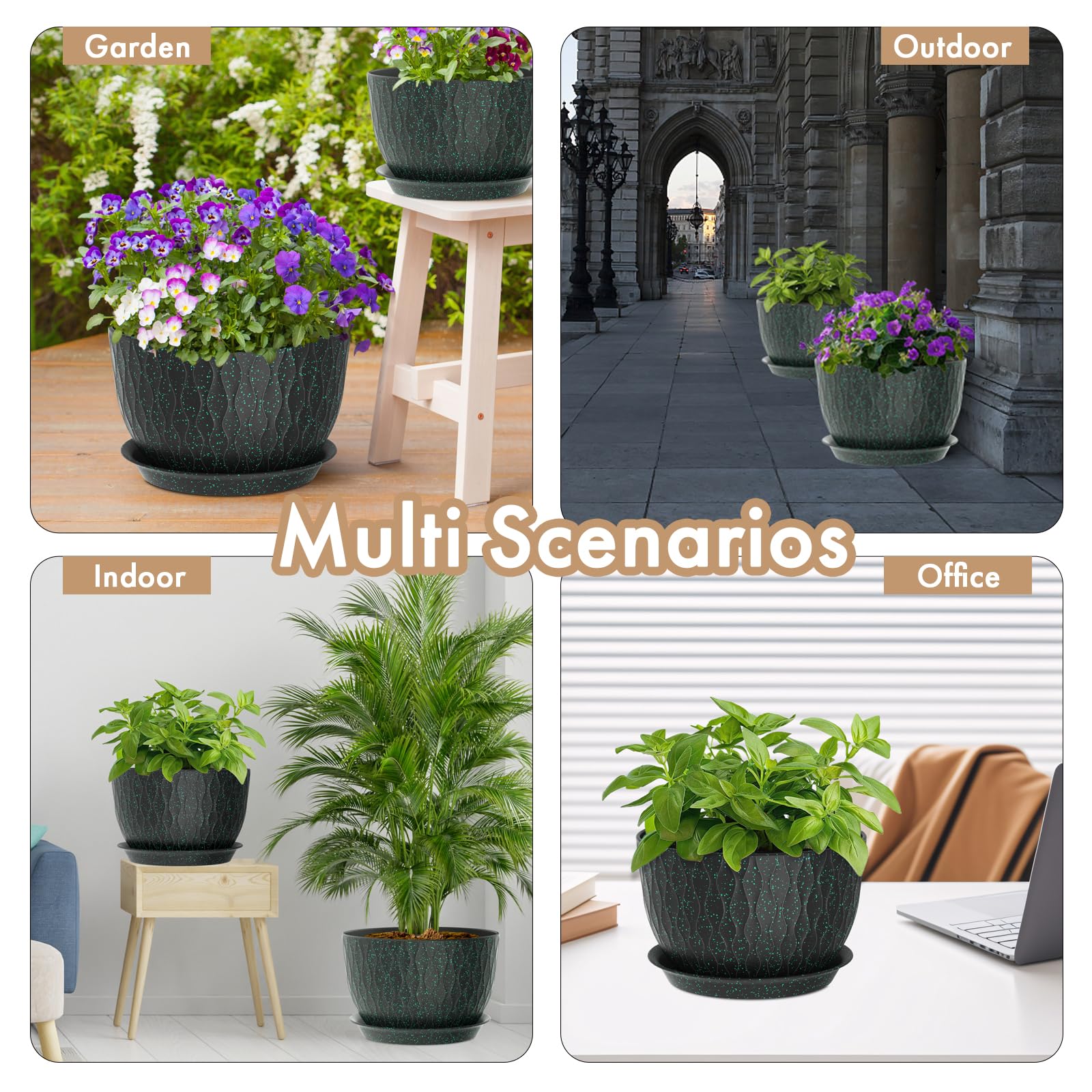 WSMKSZ gift-ready plant pot for gardeners