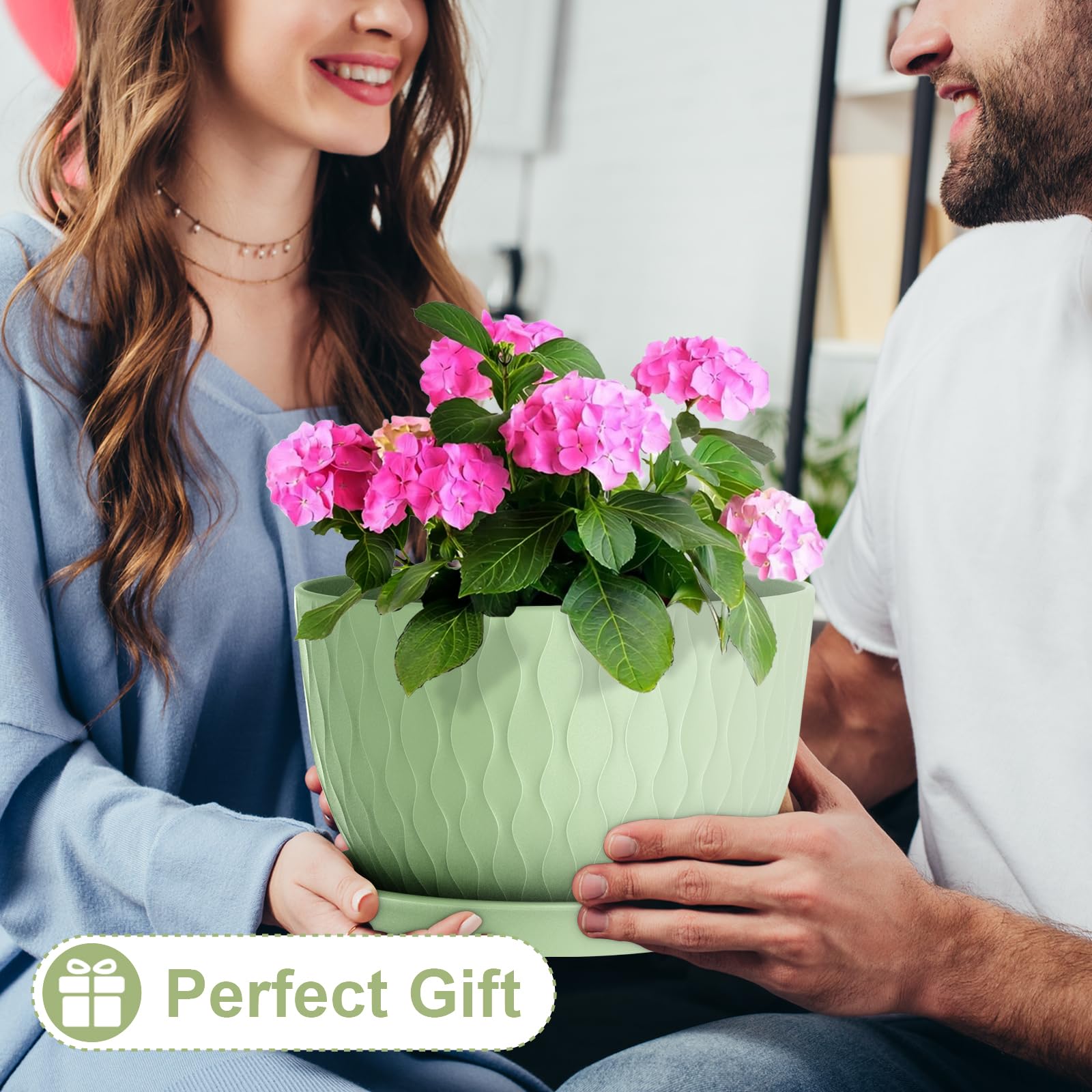 WSMKSZ indoor outdoor decor setup with green plant pot