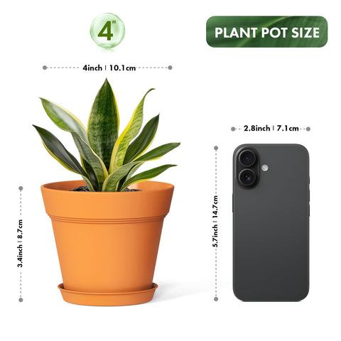 WSMKSZ matte-finish planter adds modern style to any space