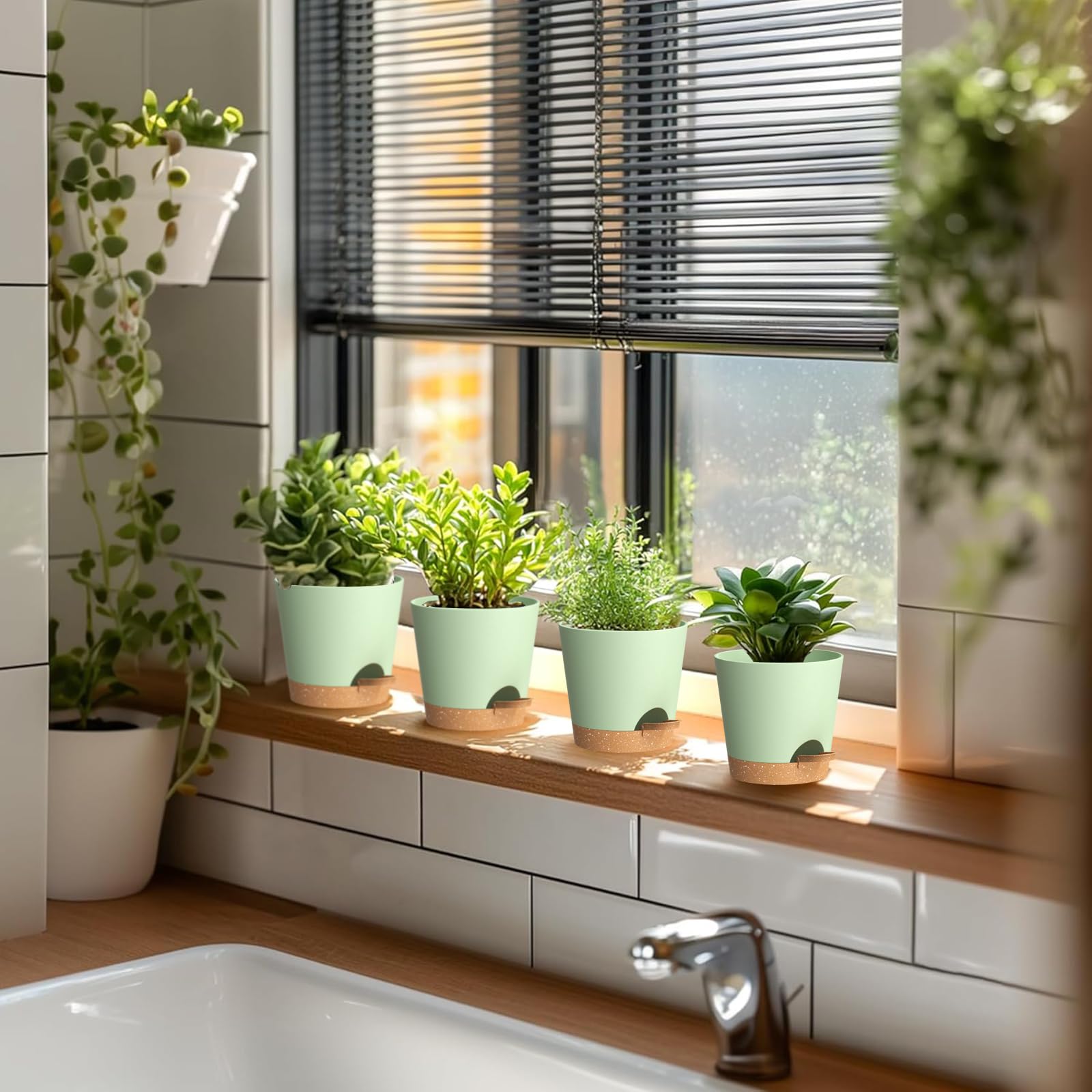 WSMKSZ plant pot 6 pack enhances modern decor and gifting appeal