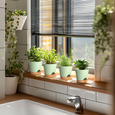 WSMKSZ plant pot 6 pack enhances modern decor and gifting appeal