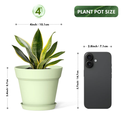 WSMKSZ pot close-up shows evenly spaced drainage holes for healthy watering.