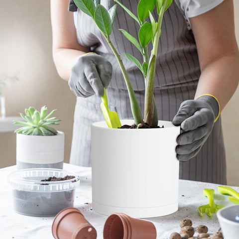 WSMKSZ recyclable PP planter supports durable year-round use