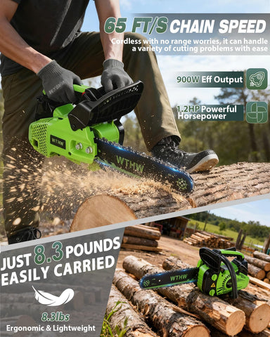 WTHW spring-assisted-start offers quick starts with a smooth pull.