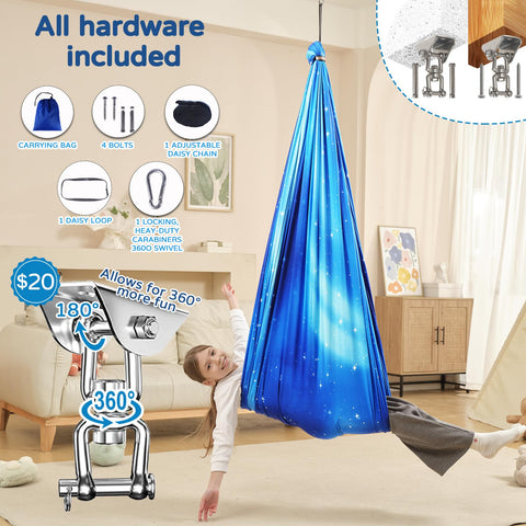 WUBOTIYU cuddly sensory hammock ideal for kids' calming play