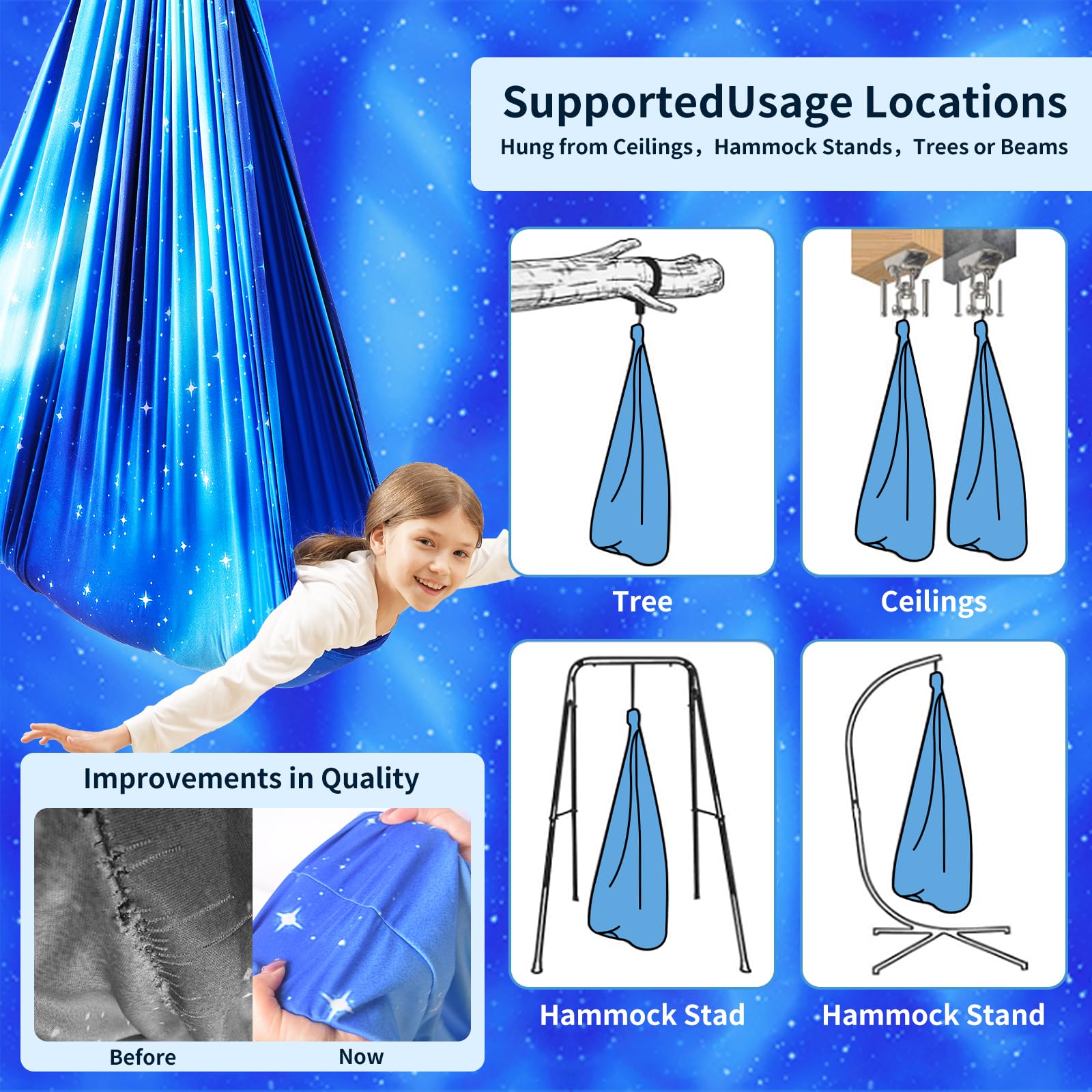 WUBOTIYU indoor-outdoor installation kit with complete hardware