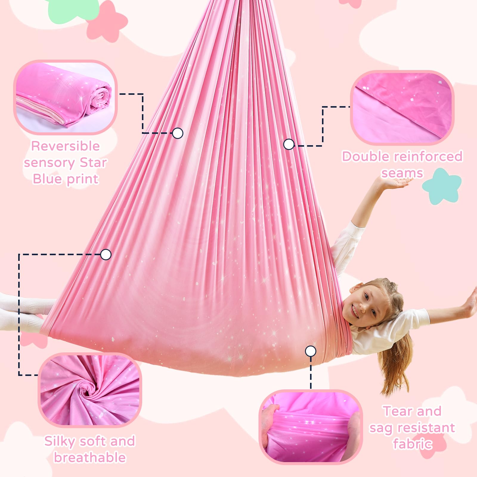 WUBOTIYU slip-resistant and machine-washable fabric for easy care