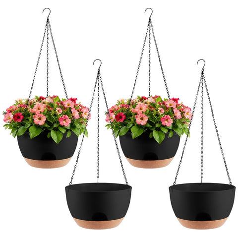 WUCEIAUU hanging planter self-watering base for lush indoor greenery.