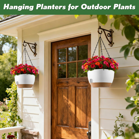 WUCEIAUU versatile planter blends with modern decor for balconies and porches.