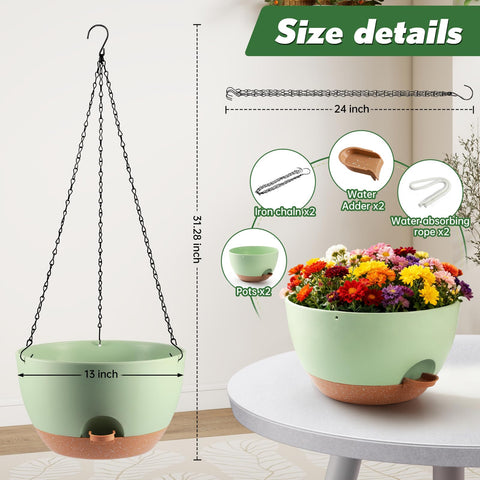 WUCEIAUU planter with drainage mesh for healthier roots