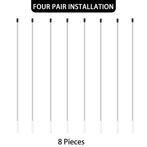 Wuchieal 8-piece set ensures variety in lengths and setups.