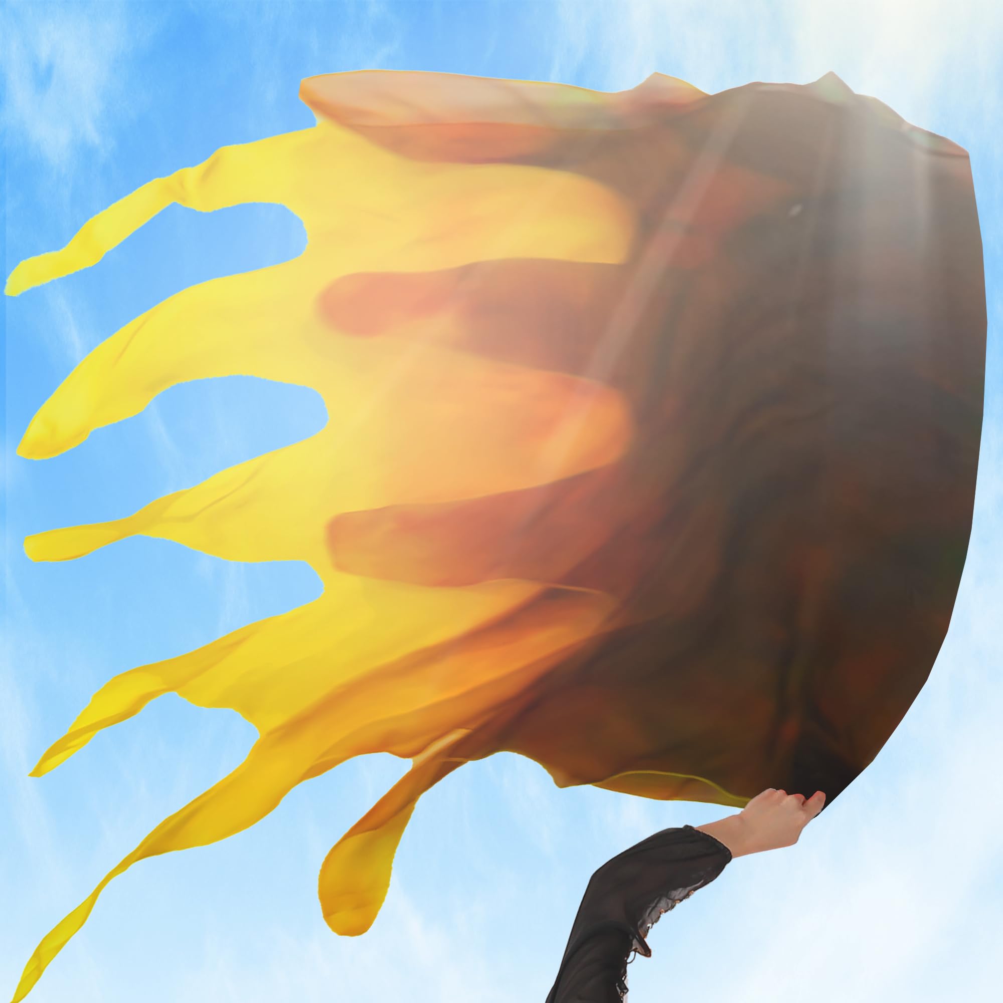 Wuchieal chiffon flag provides smooth, silky handling after treatment.