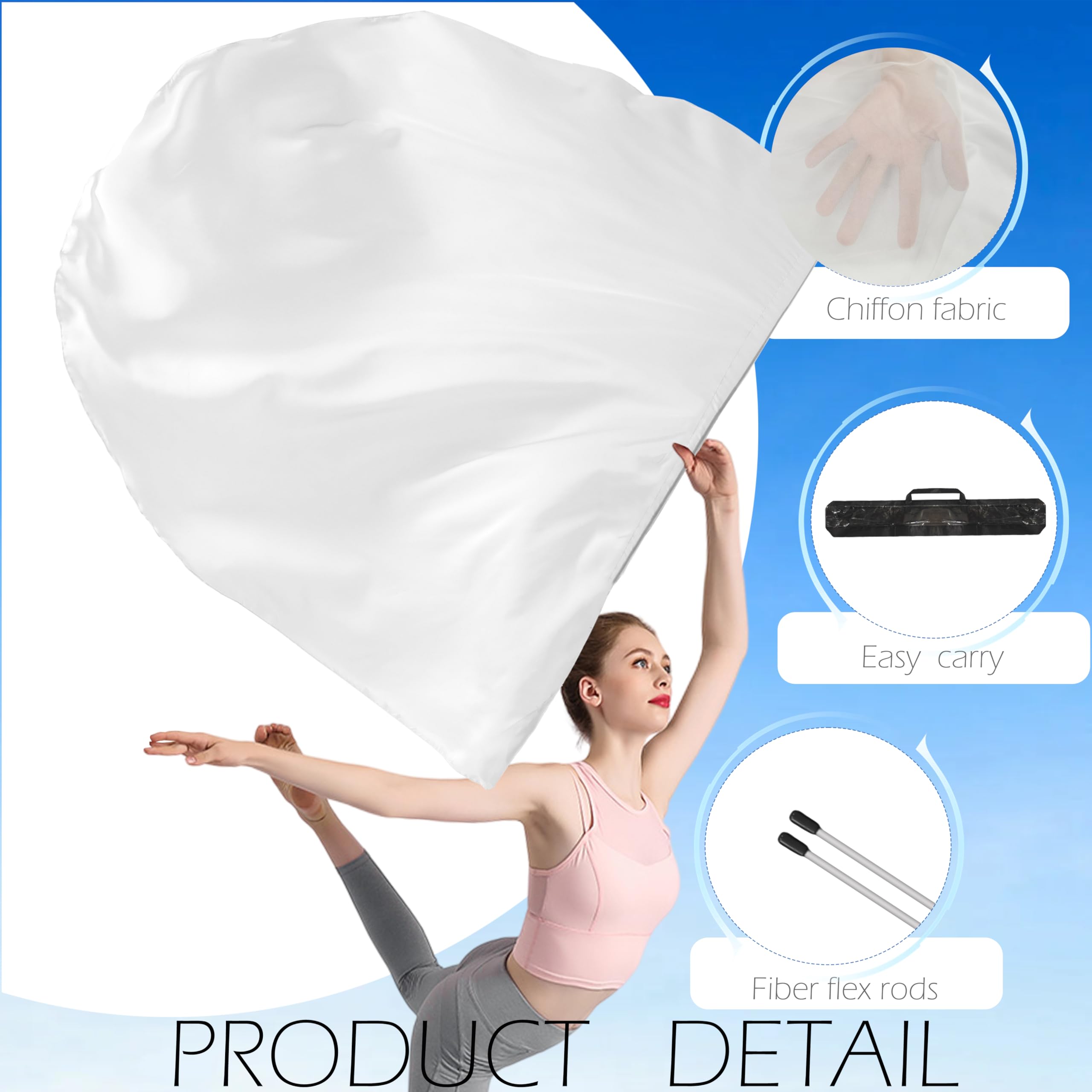 Wuchieal flex rods enable quick, portable flag setup for praise routines