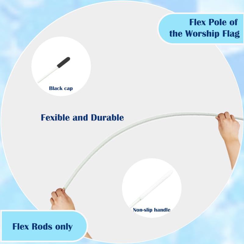 Wuchieal flex rods with silk flags deliver graceful, balanced performances.