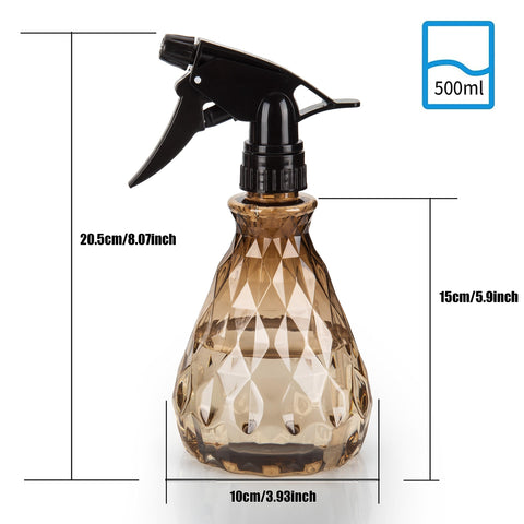 Wugongshan PET spray bottle with ergonomic head for comfortable use.