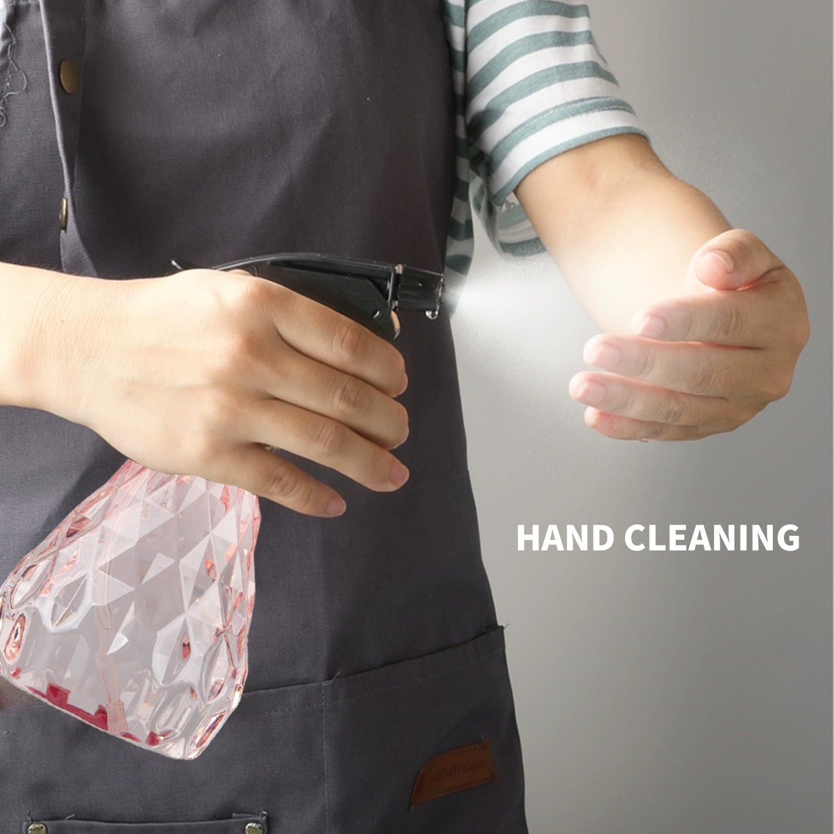 Wugongshan durable PET plastic spray bottle for frequent use.