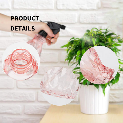 Wugongshan pink 2-pack spray bottles keeps cleaning and gardening organized.