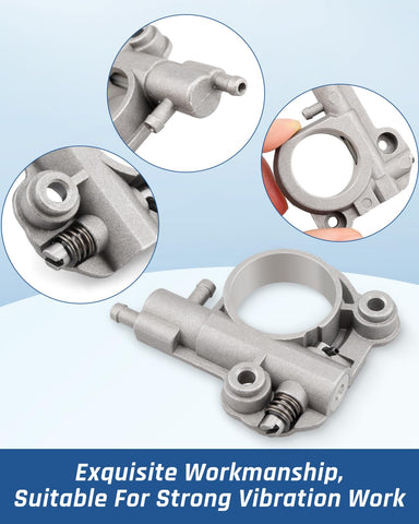 Wujexuhe auto oiler assembly for Echo CS-590 promotes efficient oil delivery