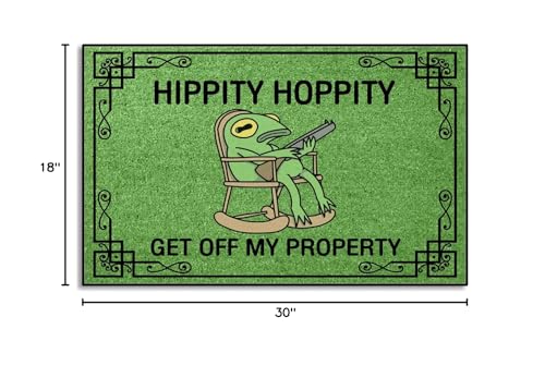 Wulidrom Hippity Hoppity doormat anti-slip bottom for secure placement