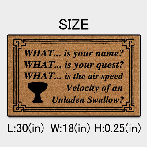 Wulidrom gift-ready doormat for housewarmings or holidays