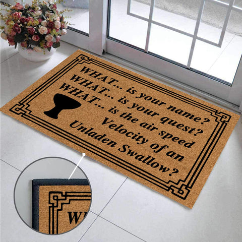 Wulidrom durable polyester doormat with wrinkle resistance for busy homes