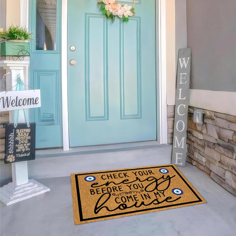 Wulidrom indoor welcome mat suitable for foyers and living rooms.