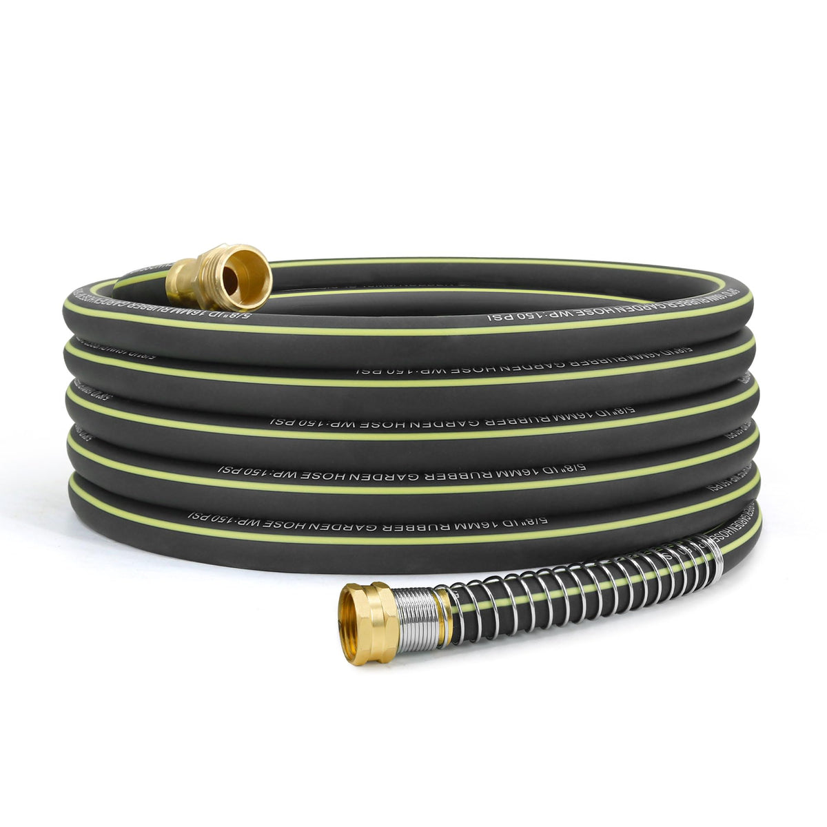 Wurzberge lightweight hybrid hose 50ft for easy watering and storage.