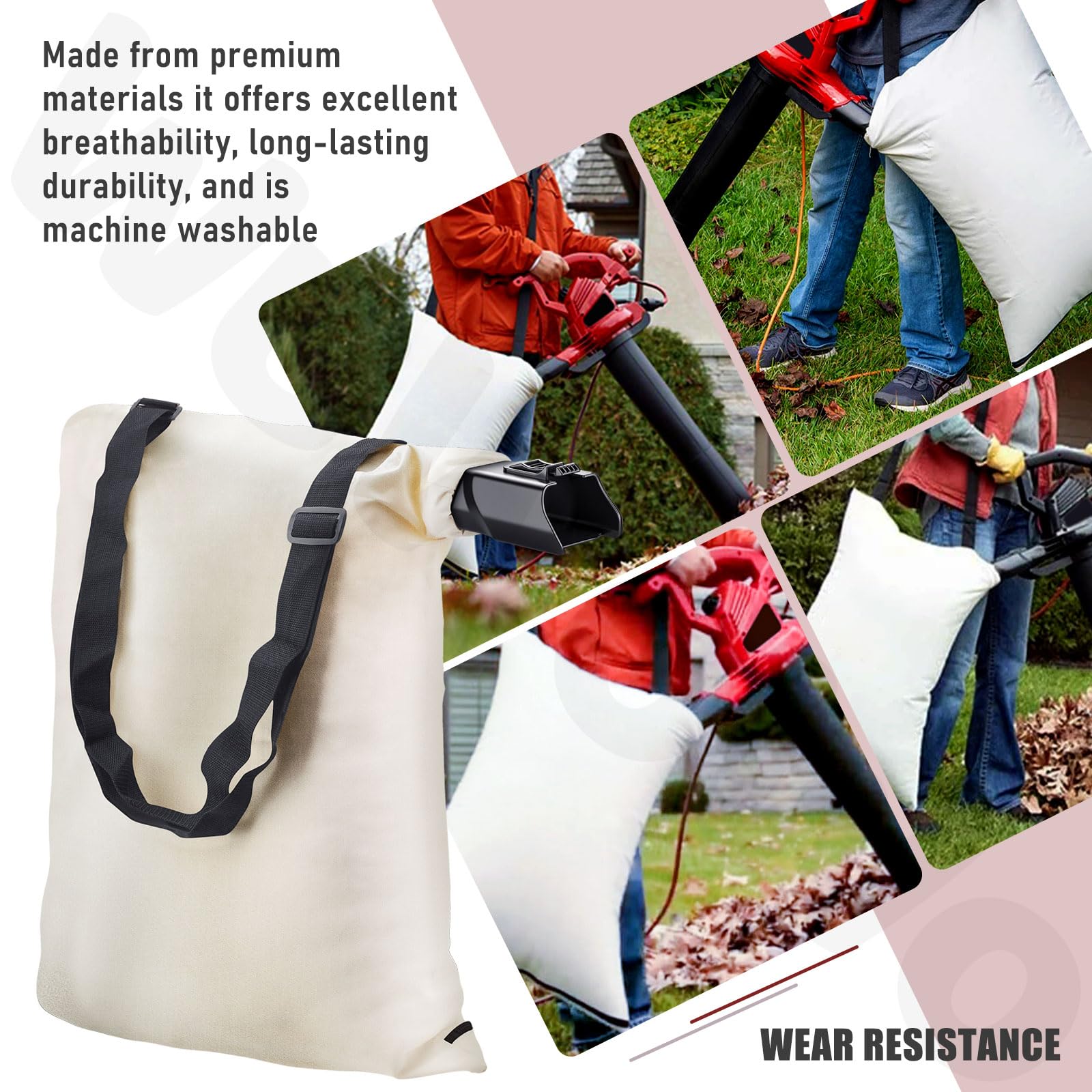 WuWoWo bag attaches and detaches quickly for efficient use.